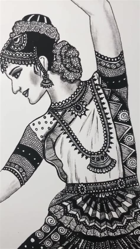 Classical Dance Pencil Drawing A Timeless Art Form