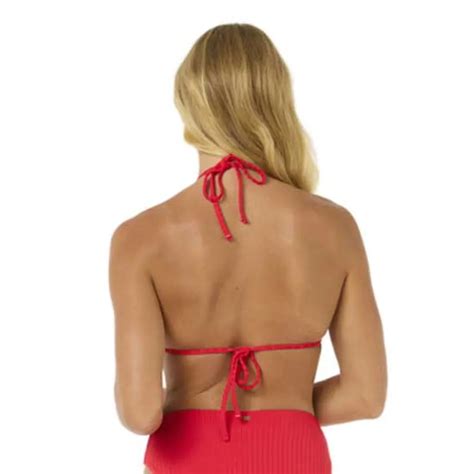 Rip Curl Premium Surf D Dd Sliding Triangle Bikini Top Red Dressinn