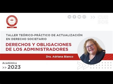 Taller Te Rico Pr Ctico De Actualizaci N En Derecho Societario Youtube