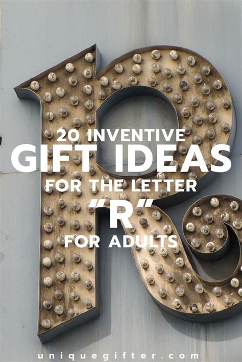 Scavenger Hunt Worthy Gift Ideas For The Letter R For Adults Letter