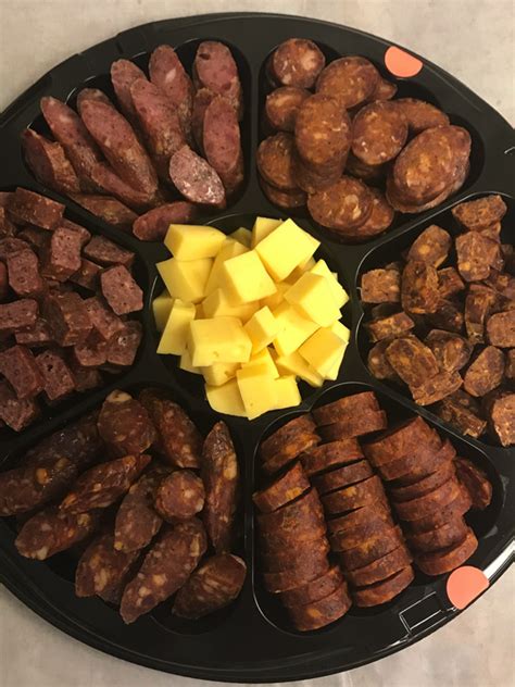 Smoked Sausage And Cheese Platter