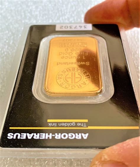 Troy Ounce Gold Argor Heraeus Sealed With Catawiki