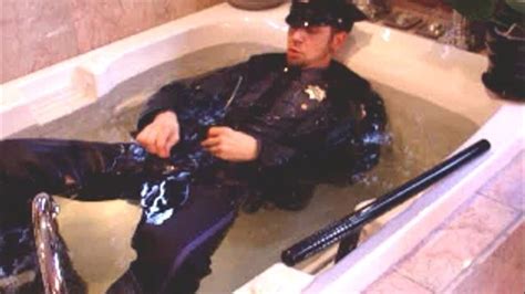 COP Uniform In The BATH SUIT UNIFORM FETISH GAY Clips4sale