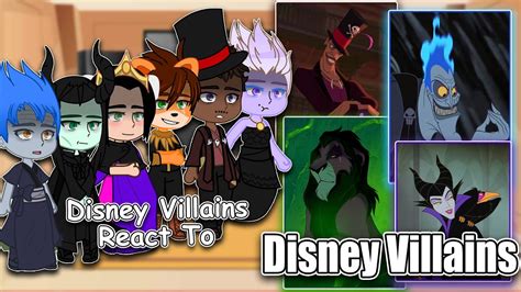 Disney Villains React To Disney Villains Gacha Club Full Video