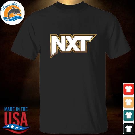 Wwe nxt new logo black and gold essential shirt