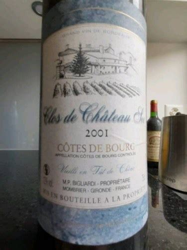 Clos De Ch Teau Sec Vieilli En F T De Ch Ne C Tes De Bourg Vivino Us