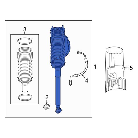 Mercedes Benz OE 222320861380 Rear Right Suspension Shock Absorber