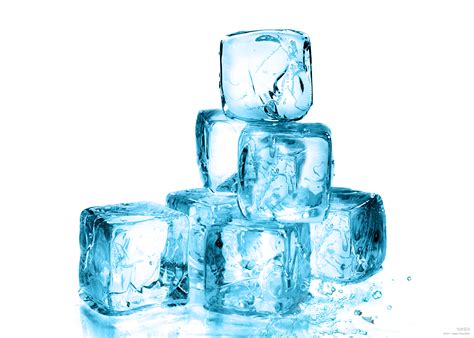 ice cube chill block cubic form icy shape cool element png