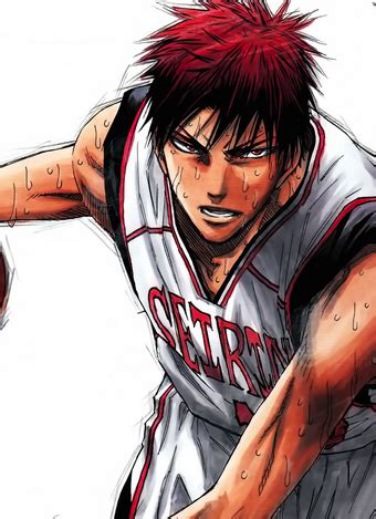 Kuroko No Basket Wiki Kagami On season 2 episode 50 during the meteor ...