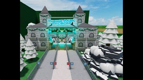 New Build Winter Entrance Theme Park Tycoon Tpt Winter