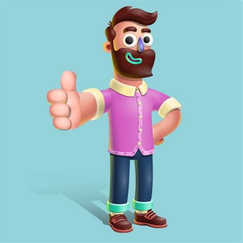 Plasticine Man Cartoon Vector Character Graphicmama