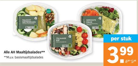 Alle Ah Maaltijdsalades Aanbieding Bij Albert Heijn