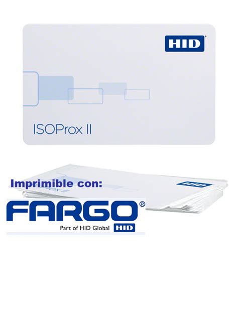 HID ISOPROX PAQUETE DE 10 TARJETAS DE PROXIMIDAD ISOPROX PROX II