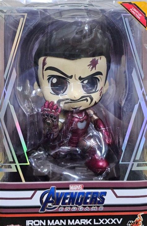 Wts Or Trade Hot Toys Cosbaby Iron Man Mark Lxxxv Battle Version L Size Cm Light Up Function