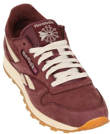 Reebok Classic Suede Vintage Sneakers In Red For Men Bordeaux Lyst