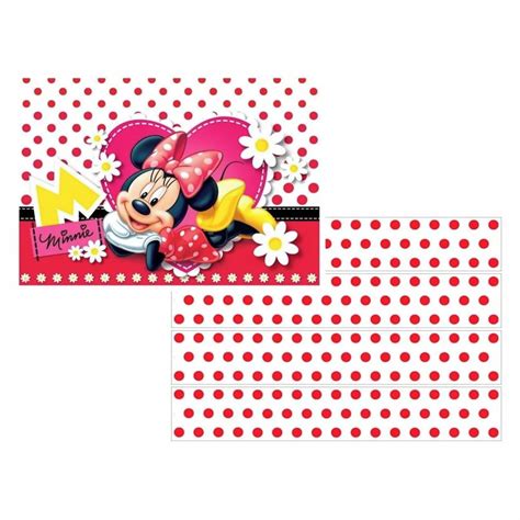 Papel De Arroz Minnie C Faixas Modelo Elo