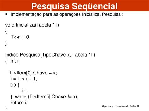 PPT Pesquisa em Memória Primária PowerPoint Presentation free