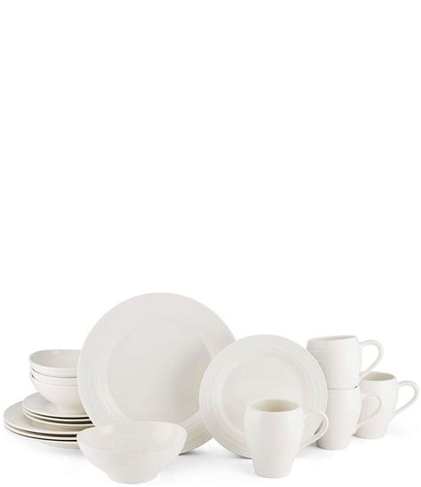 Mikasa Swirl White Piece Dinnerware Set Hamilton Place