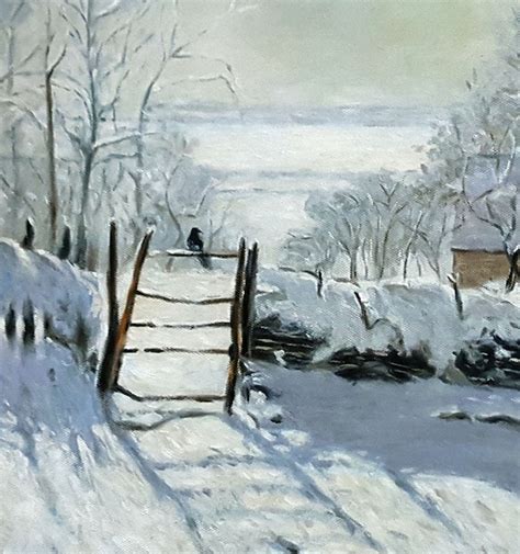 Magpie Painting Claude Monet