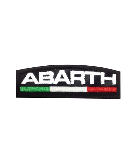 Embroidered Badge Patch Sew On Mmx Mm Abarth Italy