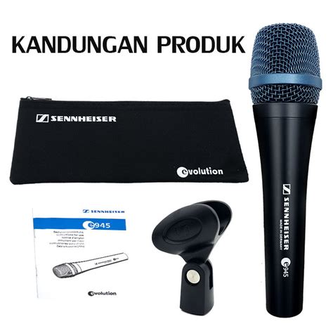 Sennheiser e945 Dynamic Wired Microphone BETA Super-Cardioid Mic For ...