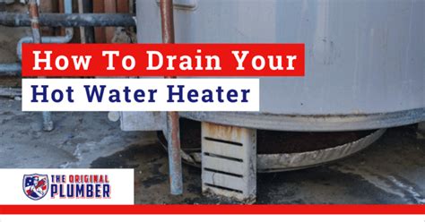 How To Drain Water Heater In 5 Easy Steps E Dennis