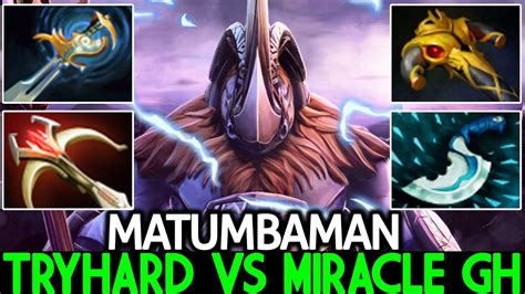 MATUMBAMAN Magnus Enter Tryhard Mode Against MIRACLE GH Dota 2 YouTube