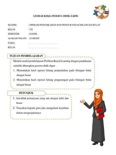 Lkpd Bilangan Bulat Pdf