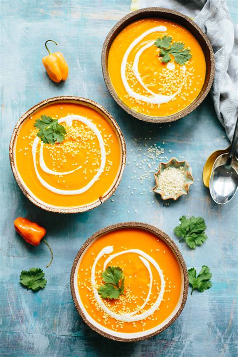 20 Minute Spicy Carrot Soup with Yogurt + Sesame - Coley Cooks