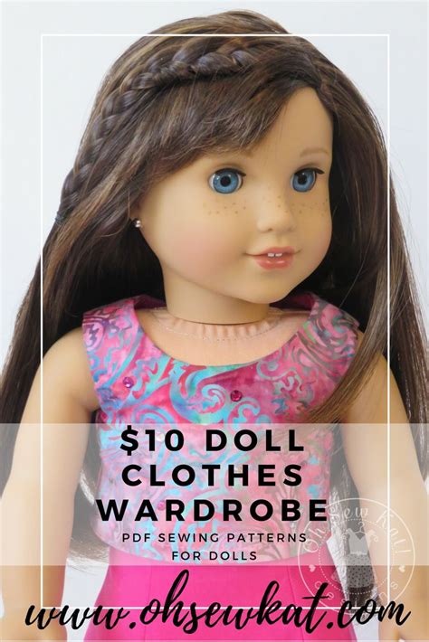 Make Your Own Mix And Match Doll Capsule Wardrobe For 10 With Oh Sew