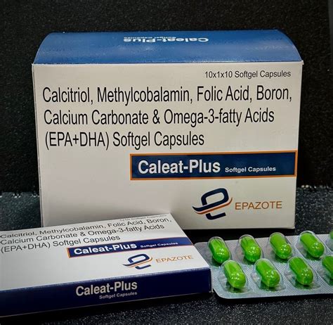 Calcitriol Methylcobalamin Folic Acid Boron Calcium Carbonate Omega