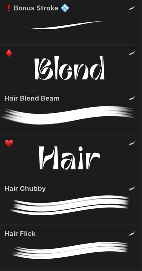 Free Anime Hair Brush Pack For Procreate Librium