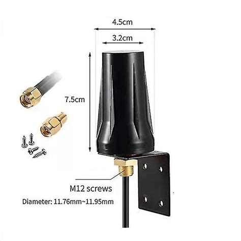 Outdoor G Lte Antenna Sma Male Mimo Dbi Omnidirectional External