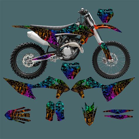Применяется к KTM 19-22SXF 2019 2020 2021 2022 Мотоцикл наклейка ...