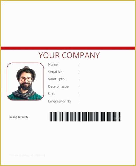 Staff Id Card Template Free Of Staff Id Card Template ...