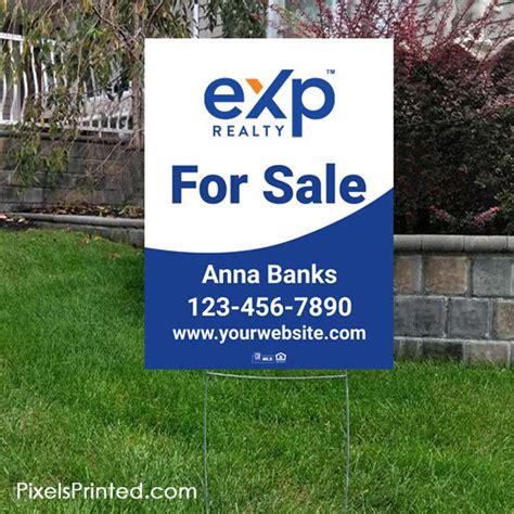 Exp Realty Yard Sign X Exp Realty Lawn Etsy