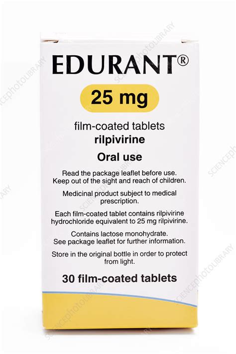 Rilpivirine HIV drug - Stock Image C026/1454 - Science Photo Library