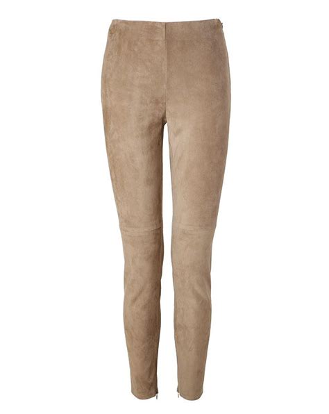 Ralph Lauren Collection Leggings Aus Veloursleder Wildleder