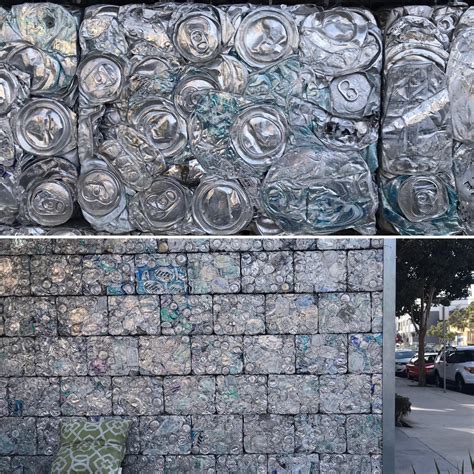 These decorative bricks made from recycled aluminum cans : r