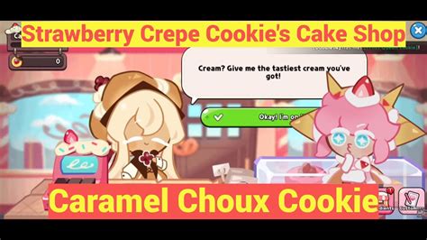 Strawberry CC Cake Shop Caramel Choux Cookie 5 Hearts Tutorial Cake