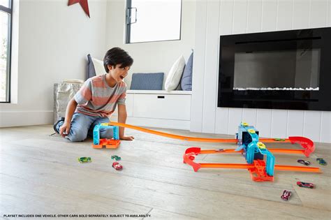 Buy Hot Wheels Track Builder Unlimited Ultra Boost Kit Motorized Set Online In India 987961475