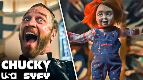 Behind The Scenes Of Father Bryce S Explosive Demise Inside Chucky