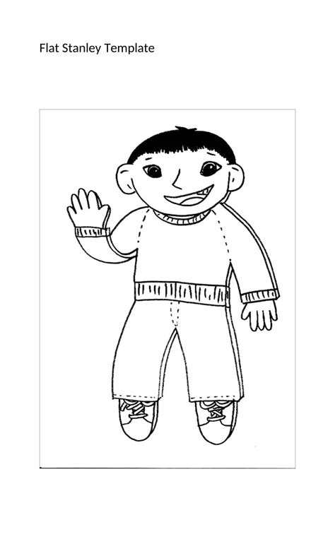 Free Printable Flat Stanley Templates [PDF] Letter Girl, Boy