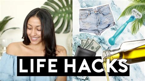 Life Hacks Every Girl Should Know Youtube