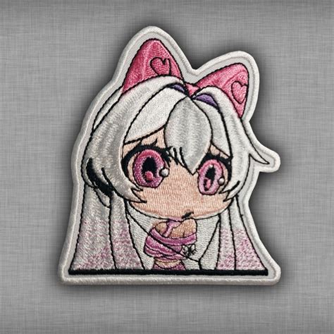 Patch Hentai à coudre Kawaii fille brodé patch érotique thermocollant Anime cadeau broderie