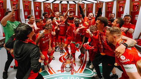 Watch Liverpool S Dressing Room Fa Cup Celebrations Liverpool Fc