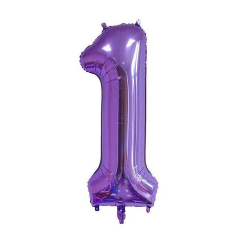 40 Inch Jumbo Purple 0 9 Number Foil Balloon Online Party Supplies