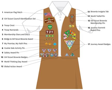 Uniform Guide Brownie Girl Scouts Girl Scout Brownie Badges Girl