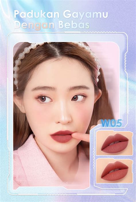 Focallure In Lip Glaze Waterproof Liquid Lipmatte Misty Velvet Lip Biting Makeup Nude