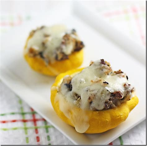 Stuffed Pattypan Squash - Misty Valley Farm, Inc.